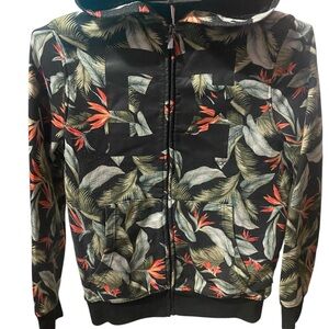 DC Black Floral Patterned Jacket